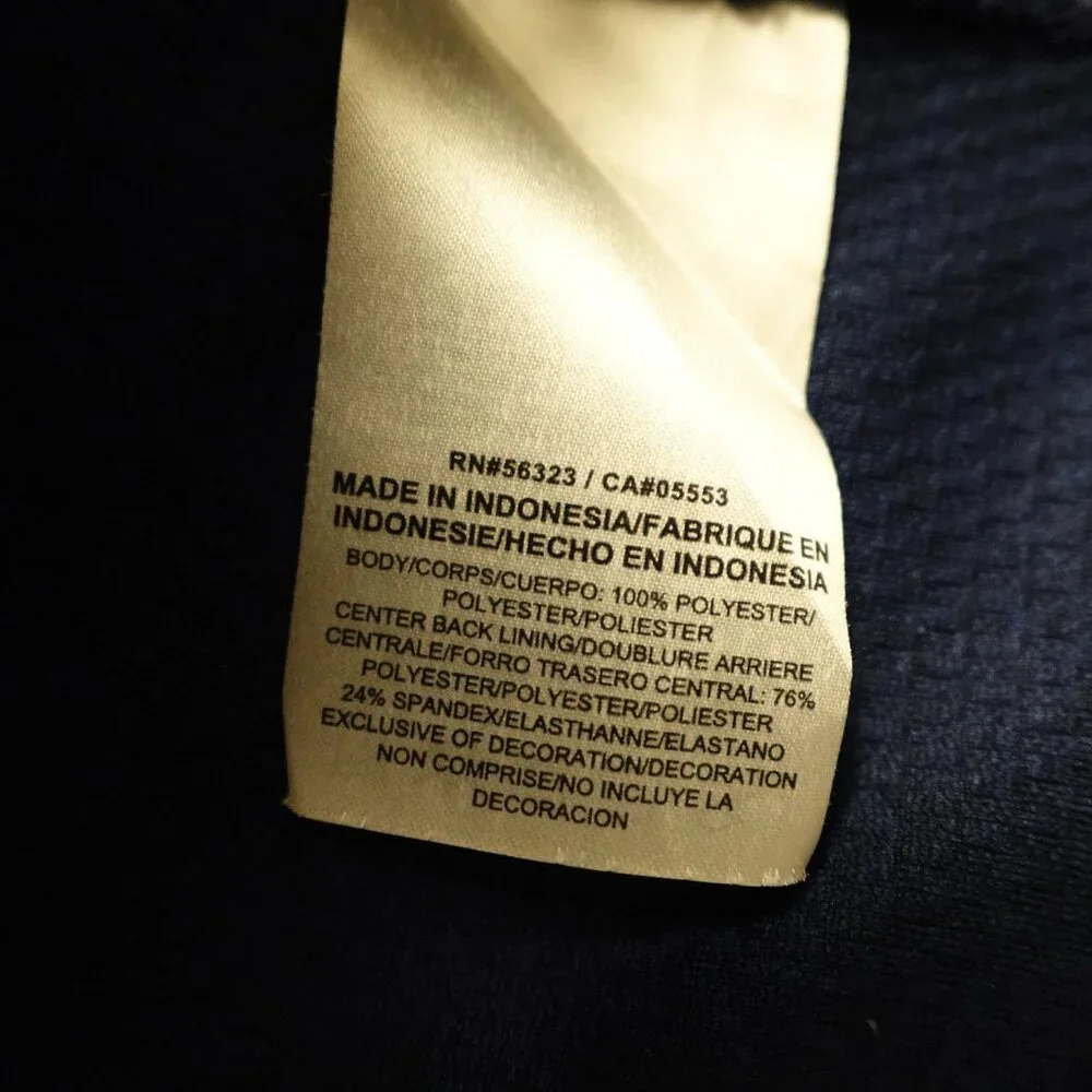 Nike Dri-FIT Basketball Full-Zip Jacket‎ Men’s 2XL Navy Performance Track Tech